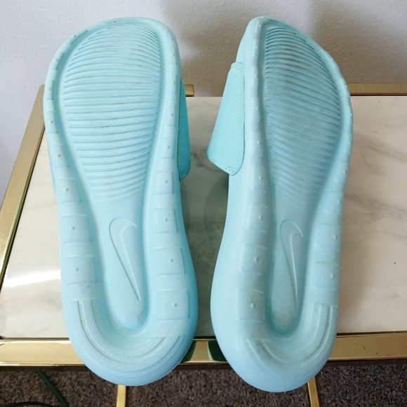 Nike Aqua Blue Lightweight Slide Comfort Sandals Size 7 - Picture 6 of 6